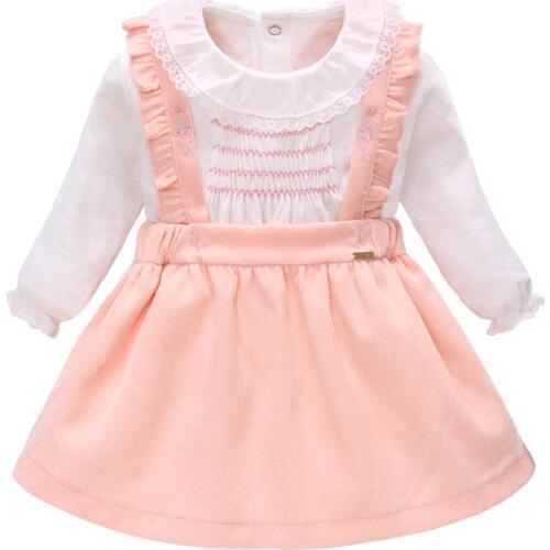 Vlinder Baby Girl Clothes Baby Skirt Set Fashion Baby T shirt Skirts 2PCS Set For Newborn Baby Girl 9M-3T Infant Clothes Set