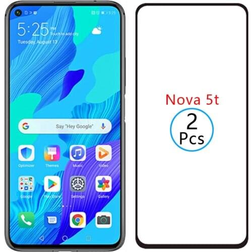 9d protective tempered glass for huawei nova 5t screen protector on nova5t nov 5 t t5 safety film huawey huwei hawei huawi huawe