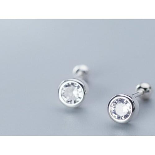 2020 New Sterling Round Female Earrings