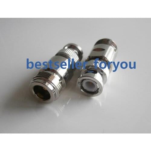 1Pcs New Connector BNC-N Adapter Connector BNC Male To N Type Female RF Coax Connector Straight