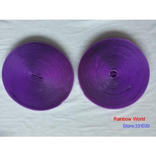19# purple Fastener Magic Tape Hook and Loop for DIY stick fabric bag garment clothes toy width 2cm (2 meters/pack)