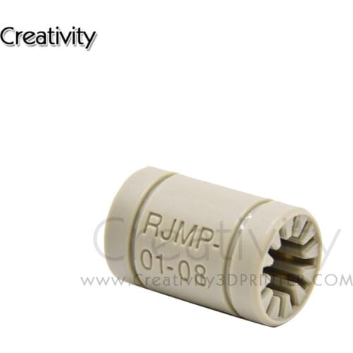5pcs RJ4JP 01 08 plastic LM8UU 8 mm linear ball baearing bushing bush 3D printer cnc Reprap accessories RJ4JP-01-08