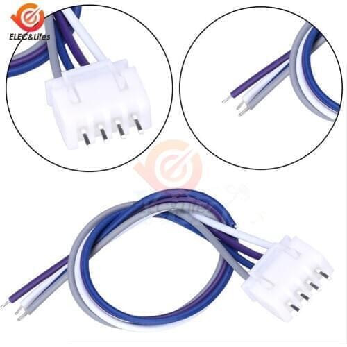 5Pcs JST Connector Plug 3S1P 4 Pin Balance Charger Silicon Cable 4Pins Adapter Connectors