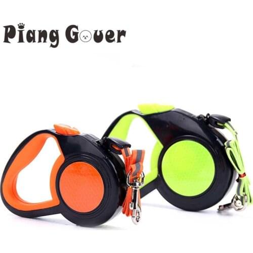 3M/5M/8M Automatic Retractable Reflective Dog Leashes Traction Rope Dogs Cat Walking Pet Leash Lead Automatic Extending