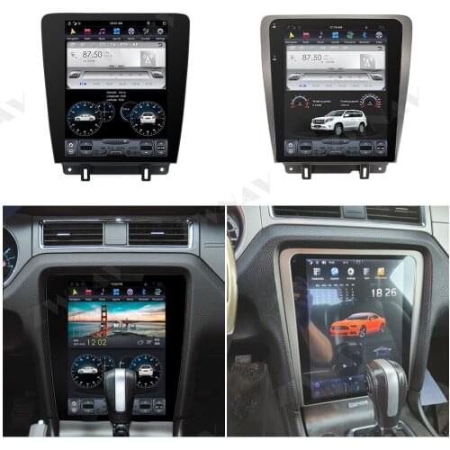 Tesla Screen Android Car Multimedia Player For Ford Mustang 2010 2011 2012 2013 2014 GPS Navigation Audio Radio Stereo Head Unit