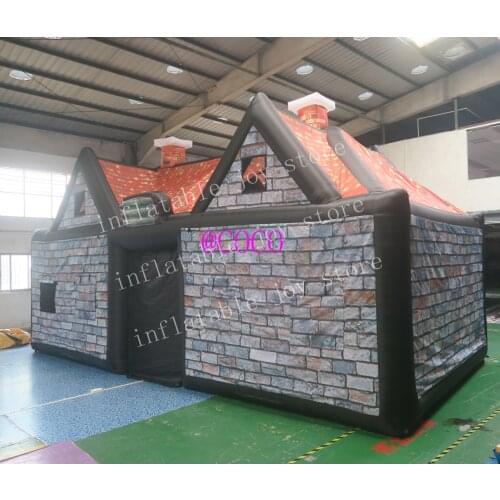 Free ship!10*5*5m/33*17*17ft inflatable tent pub,strong oxford inflatable bar inn, good quality inflatable party tent