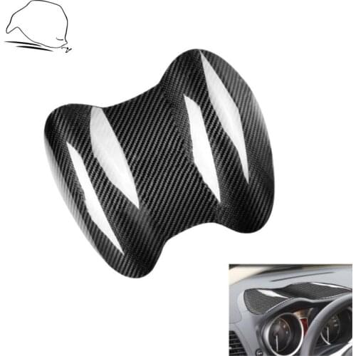 For Mitsubishi Lancer EVO X MR ES Carbon Dial-style Instrument Panel Speedometer Dash Cover Tuning Part Car Interior Accessories