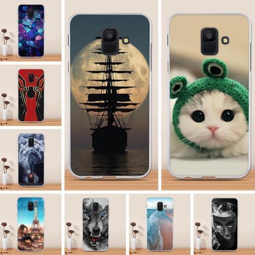 Cover For Samsung Galaxy A6 2018 Case Silicone Anime Soft TPU Protective Fundas Coque For Samsung A6 2018 A600 A600F Phone Case