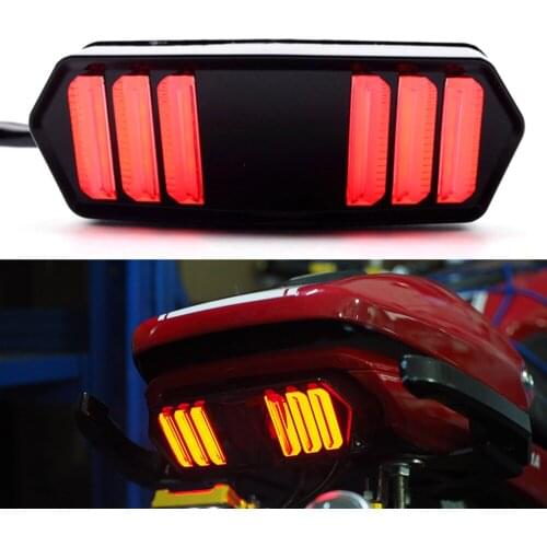 For Honda MSX125 CBR650F CTX700 CTX700N Motorcycle LED Integrated Blinker Rear Tail Light Stop Brake Turn Warning Signal Lamp