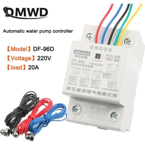 DF-96A Cistern Automatic Liquid Switch protection automatic water level controller Pump Controller with three probes 20A 220v