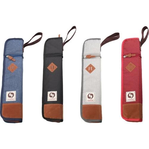 Cotton Padded Case Drumstick Bag Soft Carrying Case For Sticks Mallets Percussion Instruments Accessories