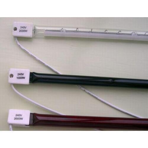 Infrared Halogen Lamp 220V 1000W/1300W 254mm R7S for Heating Drying IR Halogen Tube