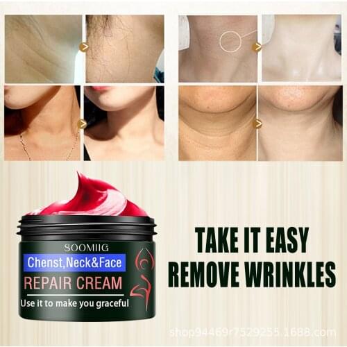 SOOMIIG Anti-Wrinkles Cream Firming Lifting Face Neck Anti-Aging Remove Fine Lines Moisturizing Whitening Skin Care