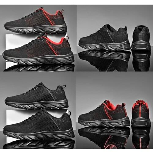 Size 47 Red Sports Shoes 35-47 Sneakers Black Number 37 Sneakers Sport Man Brand Teen Running Shoes For Men Solid Color Tennis