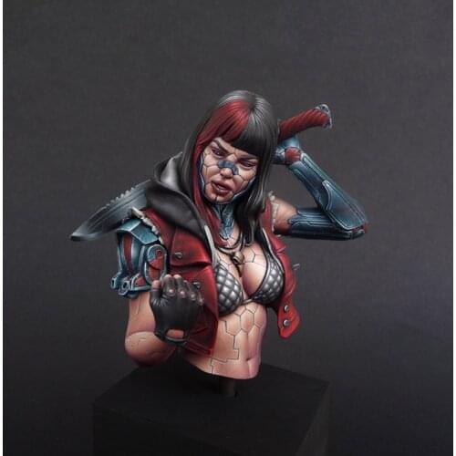 New Unassembled 1/10 ancient warrior bust Resin Figure Unpainted Model Kit