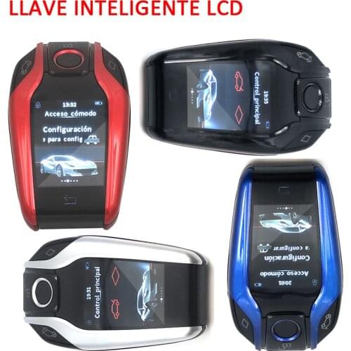 Spanish CF400 Upgrade Version CF500 Modified Universal LCD Screen Car Key for Multi Car Brand Support One Button Start Smart Key