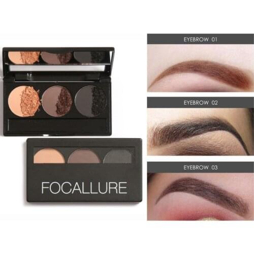 2/3 Colors EyeShadow Brow Makeup Palette Lasting Waterproof Make Up Eyebrow Shades Powder Highlight Powder Nose Shadow TSLM1