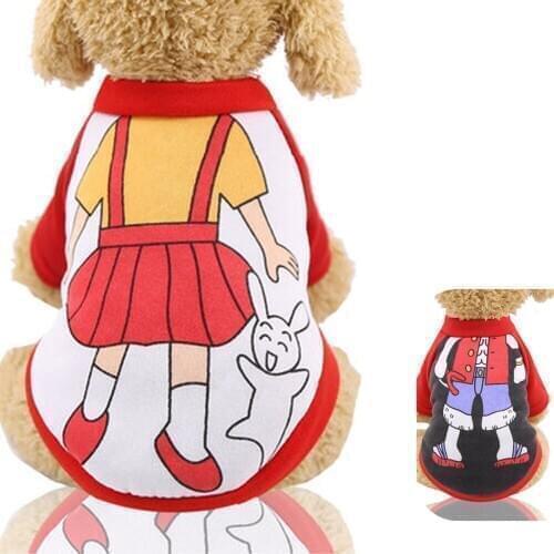 Pet Couple Dog Clothes Sweater Puppy Cat Cotton Vest Sweatshirt Male Dog Female Dog Clothes For Small Dog Coat Jacket Yorkshire