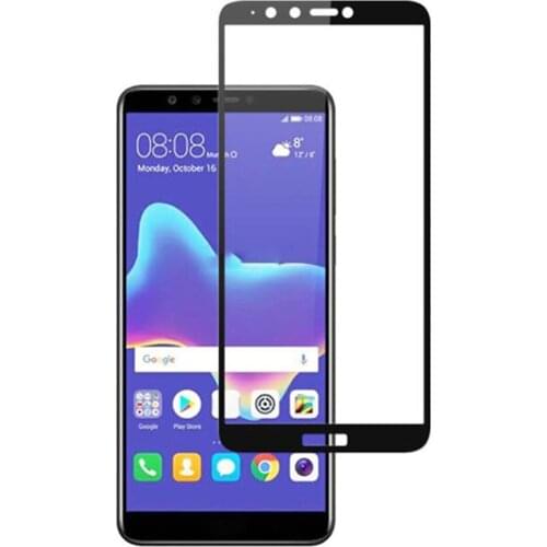 Full cover for huawei y9 prime 2019 y9s y9 2018 tempered glass phone screen protector protective film on the glass smartphone