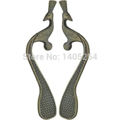 Luxury glass door handles bronze copper color