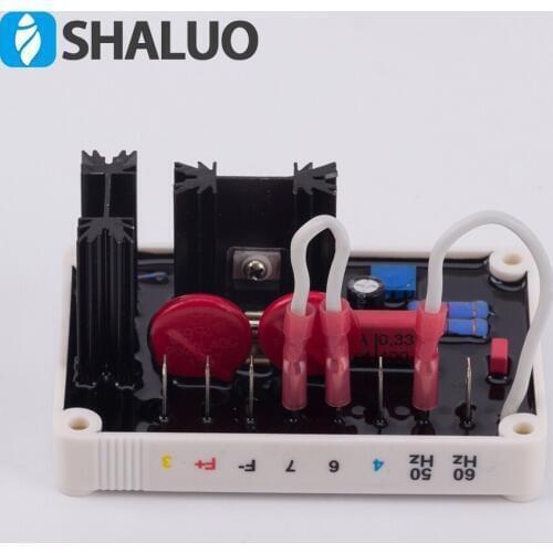 SHALUO single phase AVR VR63-4 Brushless Alternator Automatic Voltage Regulator Compatible with Basler regulator
