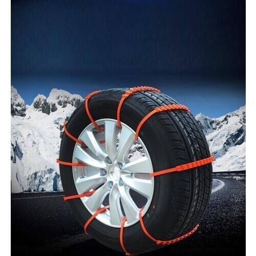 Car Universal Mini Winter Tires Wheels Snow Chains Car-Styling Anti-Skid Autocross Outdoor Car Accessories 10 pcs/set