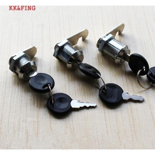 KK&FING 1PCS Cam Cylinder Locks Door Cabinet Mailbox Drawer Cupboard Locker Security Furniture Locks With 2 Keys Hardware