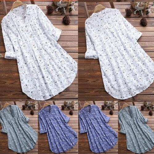 Women Casual Blouses Loose Long Sleeve Tunic Tops Shirt Summer Elegant Blouse Streetwear Plus Size M-3XL 2020 Fashion New