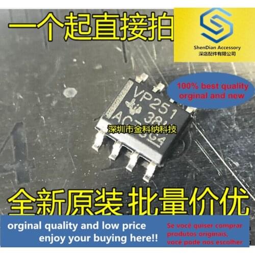 10pcs only orginal new SN65HVD251DR VP251 SMD SOP-8 CAN transceiver chip