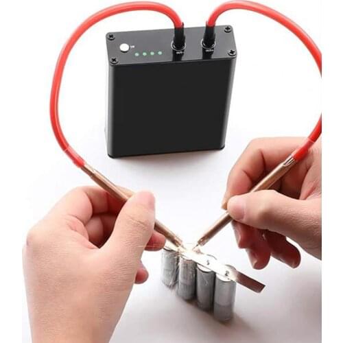 1S Spotwelder 4 Gears Adjustable Intelligent Control Aluminium Alloy Portable Durable DIY Spot Welding Machine for 18650 Battery