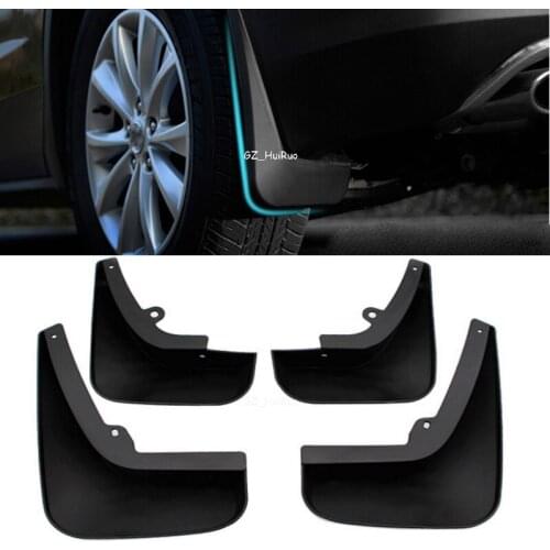 4pcs High Quality ABS Mudguard Splash Guards Fender Mud Flaps For 2014 2015 2016 2017 2018 Peugeot 301