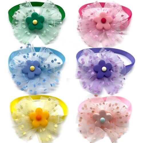 50pcs Pet Grooming Dog Accessories Small Dog Neckties Cute Bow Tie Pet Dog Cat Puppy Bowties Ties Holiday Small Dog Accessories