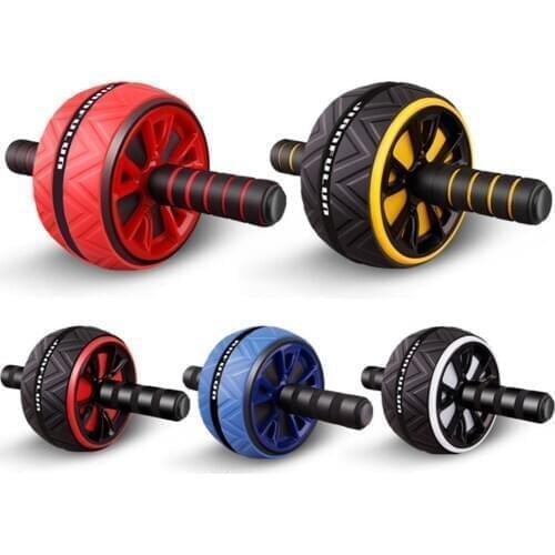 ABS Abdominal Roller Exercise Wheel Fitness Equipment Mute Roller For Arms Back Belly Core Trainer Body Shape Trainin Hot Sell