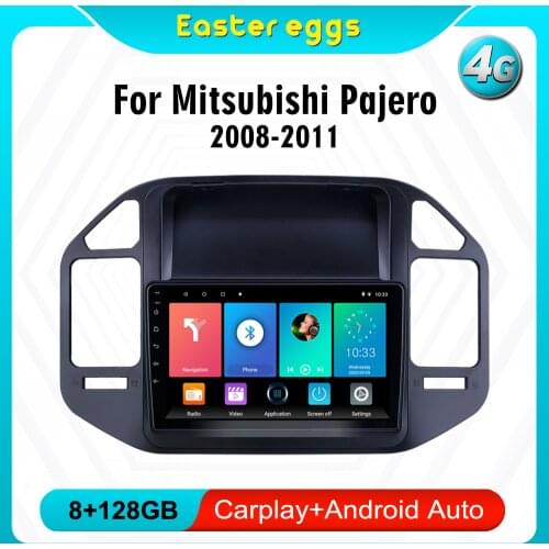 Eastereggs For Mitsubishi Pajero V73 2004-2011 9 inch Android 2 Din Car Multimedia Stereo Navigation GPS Autoradio Head Unit