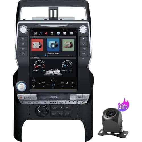 Car Radio For TOYOTA Land Cruiser Prado Android 2018-2019 Multimedia Car Auto Audio Stereo Player Recorder Tesla GPS Navi unit