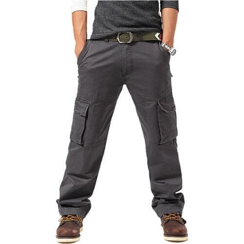 Tactical Male Camo Jogger Causal Plus Size 38 Army Military Style Pants Cotton Many Pockets Men Cargo Pants
