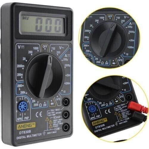50pcs DT830B Digital Multimeters AC/DC Ammeter Voltmeter Ohm Electrical home Tester kitchen tools