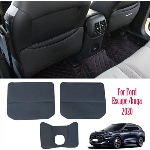 For Ford Escape Kuga 2020 Anti-kick Mat Protects Rear Seat Pads Anti-dirty Car Interior Accessories