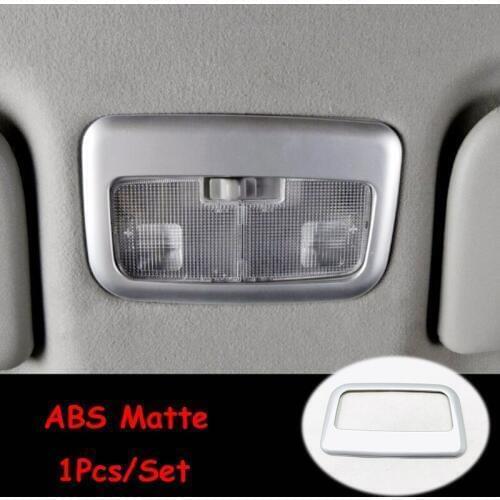 For Toyota Vios/Yaris sedan 2014 2015 2016 ABS Matte front reading Lampshade panel Cover Trim Car Styling Accessories 1pcs
