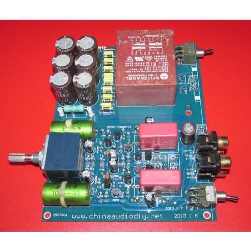 Imitating UK NAC 42.5 CLONE single-end front-end board LG112DK, famous single-end Class A design, noble and charming sound