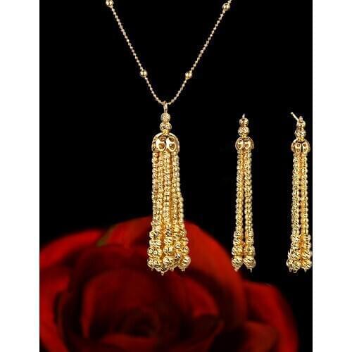 Janekelly 2pcs Bridal Zirconia Full Jewelry Sets For Women Party, Luxury Dubai Nigeria CZ Crystal Wedding Jewelry Sets