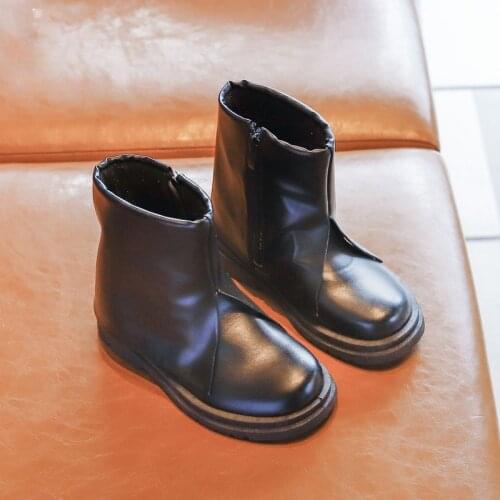 JGSHOWKITO Leather Boots For Girls