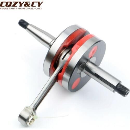 Motorcycle racing crankshaft for PEUGEOT XP6 XR6 XPS 50cc Minarelli AM6 2 stroke engine parts