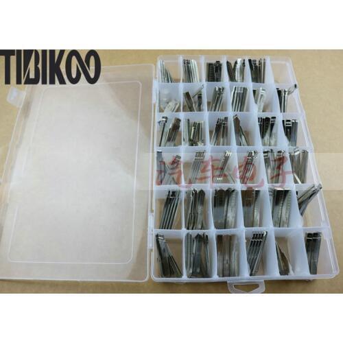 175PCS Scale Key Blade for Honda for Hyundai for Toyota e.t.c. Car Key Blanks with scale mark (35Types *5PCS/Type)