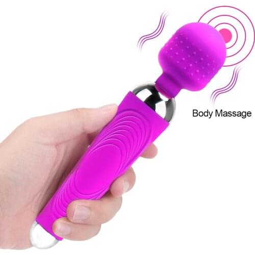 Sex Toys for Woman Vibrating Dildo Powerful Magic Wand Clitoris Stimulator Erotic G Spot Massager AV Vibrator Female Masturbator