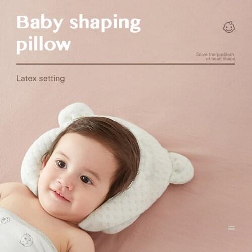 Soft Baby Nursery Neck Pure Cotton Sleep Pillows Support Head Shaping Cushion Baby Newborns Pillows Unisex Newborns Sleep