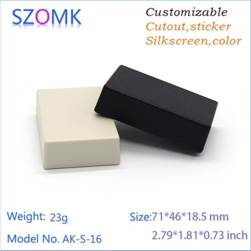 Plastic enclosure box instrument enclsoure (4pcs) 71*46*18.5mm project box for Diy housing outlet box plastic electrical cabinet