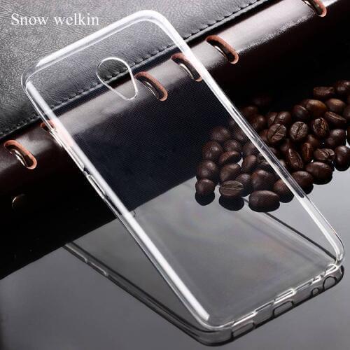 Snow Welkin Transparent Clear Silicone Soft Ultra Thin TPU Phone Back Cover Case For Meizu M5 Meilan 5 5.2 inch