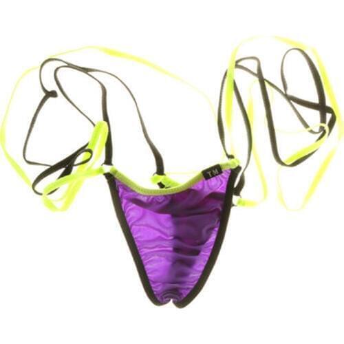 TM bikini 2017 hot sexy g-string mens underwear low waist sexy ultra-thin ice silk seamless underwear cheap male sexy thong