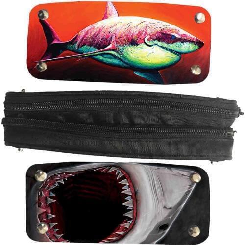 Shark Handbags Animal Dog Cat Wolf Unicorn Women Men Teenagers Boys Girls Kid Toddler School Casual Pencil case Tote Bag Pouch